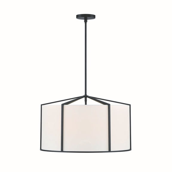 Crystorama Lighting - Carlyn - 6 Light Chandelier In Modern And Contemporary