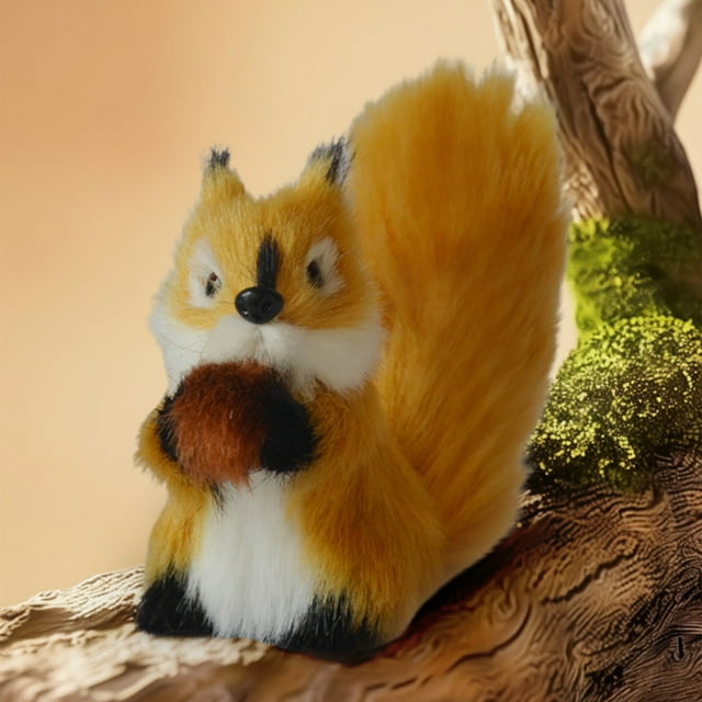 EGNMCR Home Decor, Room Decor, Wall Decor Simulation Ornaments Lifelike Shape Suitable For Home Decoration Window Display Photography Props And Gift Giving Simulation squirrel