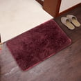 thumbnail image 2 of Huayishang Carpet Clearance, Household Super Soft Faux Fur Rug for Bedroom Sofa Living Room Area Rugs Home Decor Wine, 2 of 2