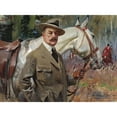 thumbnail image 3 of Wojciech Kossak 14x11 Black Modern Framed Museum Art Print Titled - Self-Portrait with a Horse (1924), 3 of 5