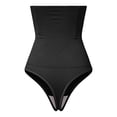 thumbnail image 2 of Women Waist Cincher Girdle Tummy Slimmer Thong Panty Shapewear, Black, M/L, 2 of 8