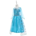 thumbnail image 2 of Disfraz de Elsa y Reina de las Nieves para niñas de Disney, disfraz de fiesta de carnaval, vestido de fiesta de graduación, ropa para niños, vestido de princesa Frozen, 2 of 5