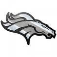 thumbnail image 1 of Denver Broncos NFL Emblème Auto en Métal, 1 of 2