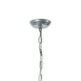thumbnail image 6 of DecMode 15" x 25" Gray Metal Caged 1 Light Pendant with Link Style Chain, 1-Piece, 6 of 9