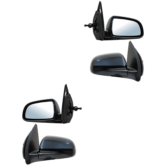Par de Espejos Aveo 2008 A 2018 Chevrolet Man P/Pintar C/Control Genérica .