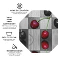 thumbnail image 4 of Balery 4 Pcs Cherries Laidleather Coasters Set, Drink Table Cup Coasters For Living Room Kitchen Coffee Decor, 4 of 9