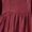 Burgundy, variant on Burgundy Button-Front Shirt Dress Women Long Sleeve Notch Lapel Tiered Ruffle Midi Elegant Casual