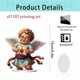 thumbnail image 2 of Uuiauoio Valentine's Day Decorations 2D Acrylic Angel Desktop Statue Cupid/Couple Valentine's Day Figurine Romantic Decoration Table Home Party Ornaments, 2 of 6