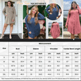 thumbnail image 5 of Oudiya Womens Button Down Night Shirt Long Sleeve Nightgowns Ribbed Knit V-Neck Sleepwear Pajama Dress, S-XXL, 5 of 5