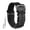 Black, variant on 26mm Black Crazy Horse Leather Strap Black Buckle Leather Watch Band With Double Sides Leather Watch Strap