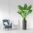 thumbnail image 2 of Artificial Tree in Modern Granite Effect Planter, Fake Monstera Silk Tree for Indoor and Outdoor Home Decoration - 65" Overall Tall (Plant Pot Plus Tree), 2 of 4