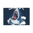 thumbnail image 2 of Rocae Shark Printed Heat Resistant Place Mats,Classic Hemstitch Cloth Fabric Placemats Imitation Linen Place Mat Table Mats 18x12 inch, 2 of 9