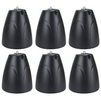 (6) Rockville PEN-65T Black 6.5" 70V Hanging Pendant Speakers For Restaurant/Bar