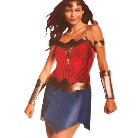 Womens Wonder Woman Dianna Halloween Costume Warrior Princess Cosplay Dress