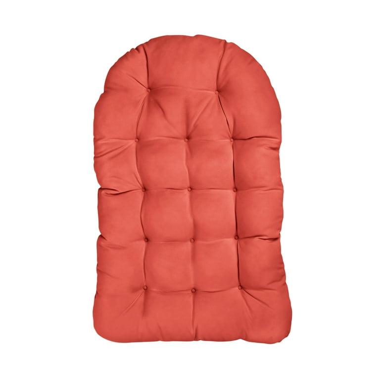 Humble + Haute Indoor/Outdoor Egg Chair Cushion - Cushion Only - 27 x 44 x 4 Inches - Coral