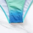 thumbnail image 6 of Edvintorg 3Pcs Bathing Suit Women Fashion Matching Multi-Color Printed Swimsuits Bikini Set Tight Fitting Gathering Swimsuit with Cover Up, 6 of 7