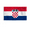 3x5 ft Nylon Flag, variant on AGAS Small Croatia Flag 4x6 inch mounted onto 11 inch Plastic Pole Polyester Fabric Stitched Edges Croatia Desk Flags