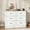 Browm white, variant on Vabches 6 Drawers Dresser with Charging Station for Bedroom, Wood Chest of Drawers,Dark Brown