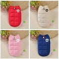 thumbnail image 4 of QJUHUNG Dog Vest Jacket with Cute Paw Print - Snap Button Closure  Polyester Filled  Machine Washable  Non-Waterproof  All-Season Pet Outerwear for Small to Medium Breeds - Cozy Warm Fall, 4 of 7