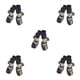 thumbnail image 3 of Methold 4 piezas de zapatos cálidos reflectantes para mascotas, botas para la lluvia y la nieve, conjunto de calcetines, buena elasticidad, Type2 NO2, 3 of 6