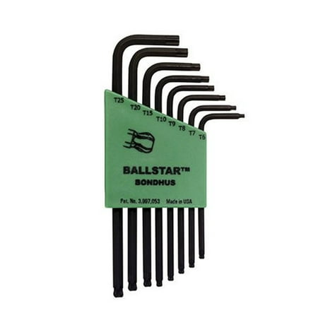 UPC: 0037231113315 | Bondhus 11331 Set of 8 BallStar L-wrenches  sizes T6-T25
