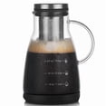 thumbnail image 1 of 960ml Dual-Use Cold Brew Coffee & Tea Maker, Espresso Ice Drip Glass Pot with Filter,Glass Pot for Home Use, 1 of 6