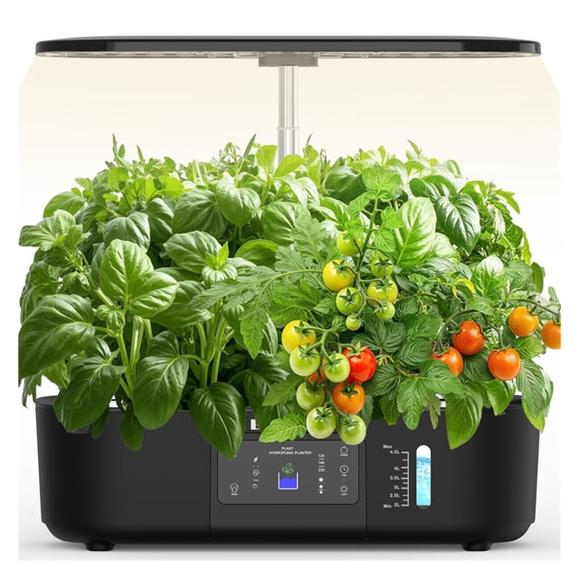 13-Pod Smart Hydroponic Garden with Multi-Mode LED Light, Indoor Herb Kit