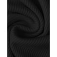 thumbnail image 5 of INSPIRE CHIC Women's Pajama Set Ribbed Knit Cami Sleeveless Squared Neck Tank Top with Split Shorts Sleepwear Lounge Sets S Black, 5 of 6
