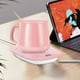 thumbnail image 5 of Pantalla digital USB para calentador de tazas | Almohadilla de calentamiento ajustable a temperatura constante | Base de cerámica y vidrio de tres engranajes | Uso doméstico de Office | 15x11cm |, 5 of 6