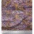 thumbnail image 1 of Soimoi Cotton Duck Fabric Leopard Animal Skin Print Sewing Fabric Yard 42 Inch Wide, 1 of 3
