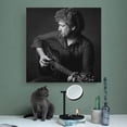 thumbnail image 4 of Country Music Singer Keith Whitley Playing Guitar Retro Poster Poster Canvas Picture Printing Office Decoration, 4 of 5