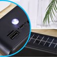 thumbnail image 4 of Puntoco equipado con una radio para recibir canales FM, sistema de audio solar inalámbrico Bluetooth para exteriores con radio, tarjeta enchufable, unidad USB, portátil y linterna, 4 of 6