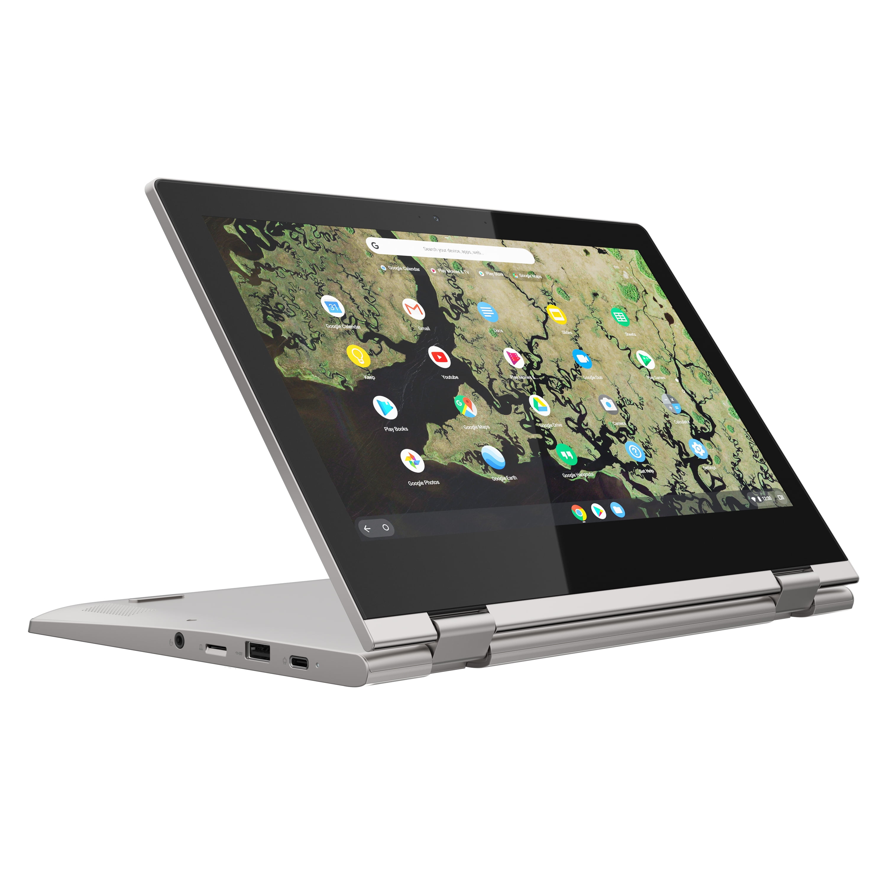 Lenovo Chromebook C340 - 11.6" Touchscreen - Intel Celeron - 4GB 32GB eMMC - Platinum Grey - Chrome OS - 81TA0010US - Walmart.com