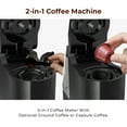 thumbnail image 2 of WAA Coffee Maker 2-in-1 Single Serve Coffee Brewer, Black, 2 of 6
