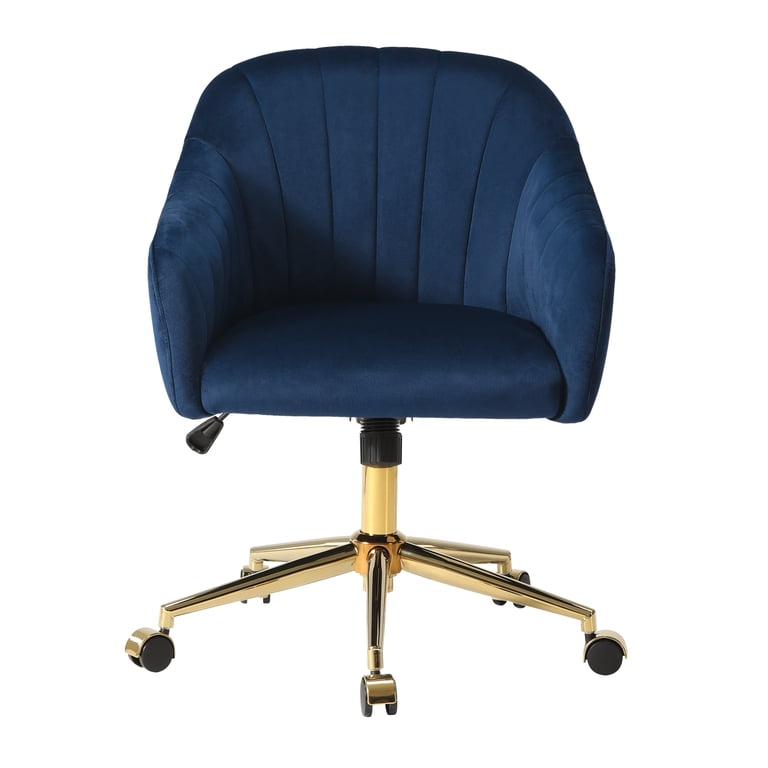 blue velvet dressing table chair Duhome Velvet Swivel Adjustable Height Stool Gray