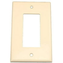 Leviton 80601-T Light Almond Midway Single Gang Decora Wall Plate