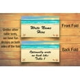 thumbnail image 2 of Beach Table Tent Cards – 3.5×4”- Unfolded, 3.5×2”- Folded, 25 Cards – 77024, 2 of 5