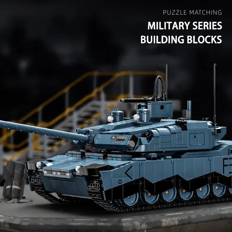 GZBrick Abrams-X Tank Building Sets WW2 Military Toy for Adults