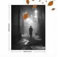 thumbnail image 3 of Noir Detective Foggy Alley Canvas Wall Art，Bar Study Decor for Living Room Bedroom Office Hotel, 3 of 8