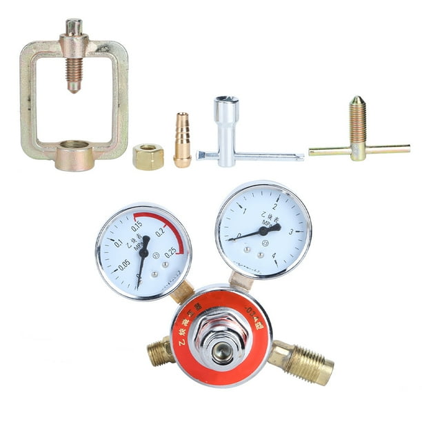 Acetylene Pressure Reducer,0.25x4MPa Acetylene Pressure Regulator