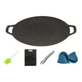 thumbnail image 2 of Barbacoa Parrilla Pan Zulema Utensilios Plancha portátil Pan Parrilla Pan 28cm Sartén para barbacoa, 2 of 8