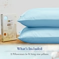 thumbnail image 3 of California Design Den 100% Cotton Pillowcases, Pillow Case Set of 2, Luxury 400 Thread Count Sateen Pillowcases, Match with Our 400 Thread Count Sheets, 3 of 8