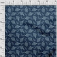 thumbnail image 3 of oneOone Cotton Flex Navy Blue Fabric Asian Paisley Craft Projects Decor Fabric Printed By The Yard 40 Inch Wide, 3 of 4