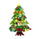 thumbnail image 1 of 100x70cm 3D fieltro árbol de Navidad DIY pegatina con luz Navidad hogar Bar decoración Tmvgtek Oficina Multiescena Multifunción, 1 of 9