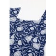 thumbnail image 6 of Indigo Pure Cotton Floral Printed A-Line Dress, 6 of 7