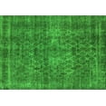 thumbnail image 1 of Ahgly Company Indoor Rectangle Oriental Green Industrial Area Rugs, 2' x 3', 1 of 4