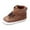 Brown, variant on Ketyyh-chn99 Baby Sneakers Toddler Shoes Boys High-Top First Walker Sneakers Ankle Support Baby Shoes for Early Walkers for 4,Blue