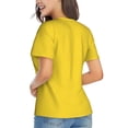 thumbnail image 3 of Vsdgher Corn 3 Women Shirts V Neck Short Sleeve Tops T-Shirt Basic Tees, S to 3XLLarge, 3 of 5