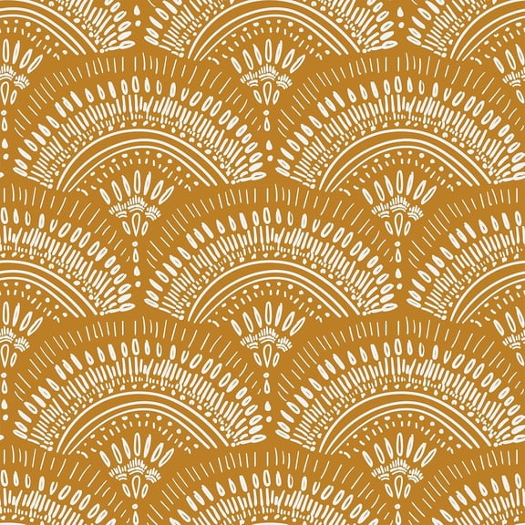 Mustard Yellow Geometric Peel and Stick Wallpaper Boho Geometric Wallpaper Removable 17.7''x118'' Renter Friendly Art Deco Wallpaper Peel and Stick for Bedroom Bathroom Accent Walls Cabinets