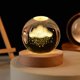 thumbnail image 1 of Tal brillante planetario galaxia astronauta bola de cristal luces de noche Usb Power Warm/rgb luz de noche chico regalo lámpara de noche 6cmcloud lluvia LingWen 8390605462009, 1 of 1